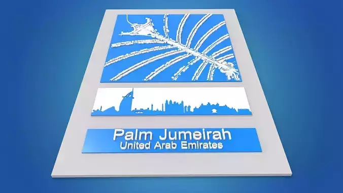 The Palm Jumeirah Island Dubai UAE