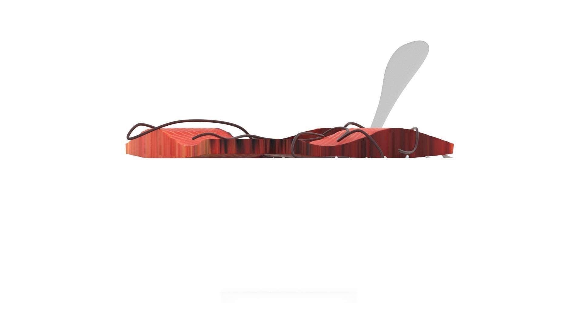 Rice With Salmon Fishes 3D model_18