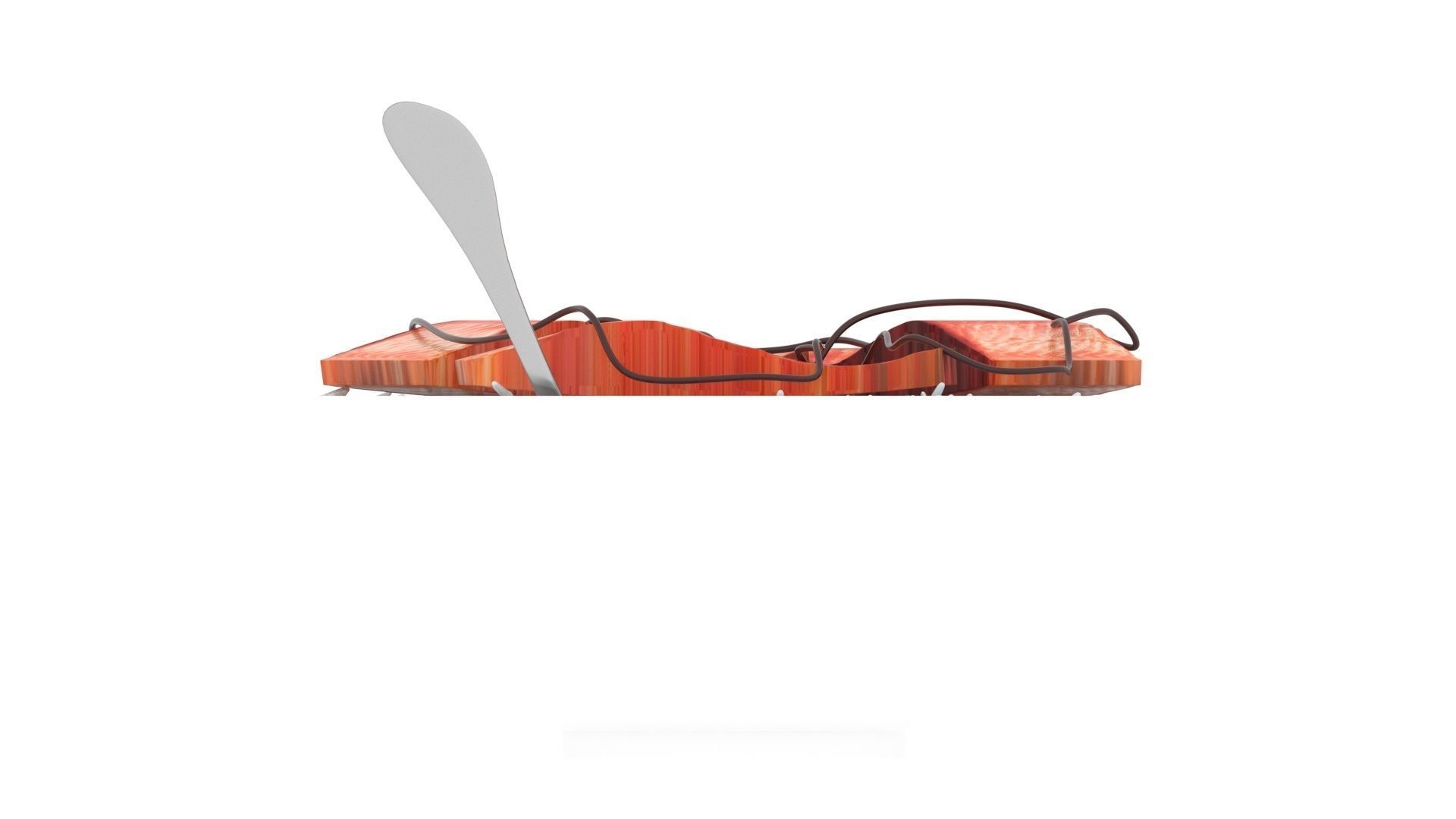 Rice With Salmon Fishes 3D model_15