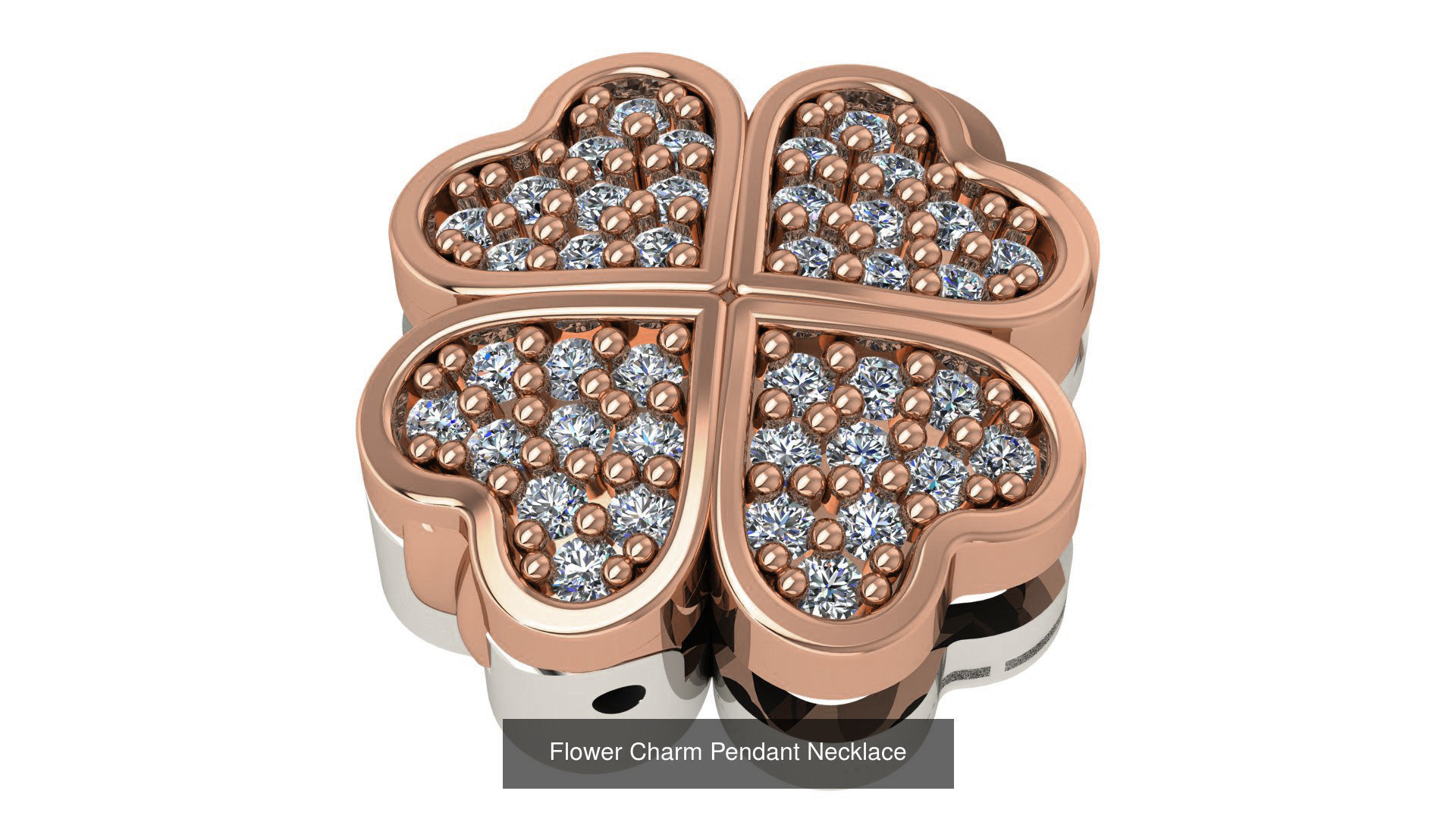 10 Light Charm Pendant Necklace 3D Model Collection_7