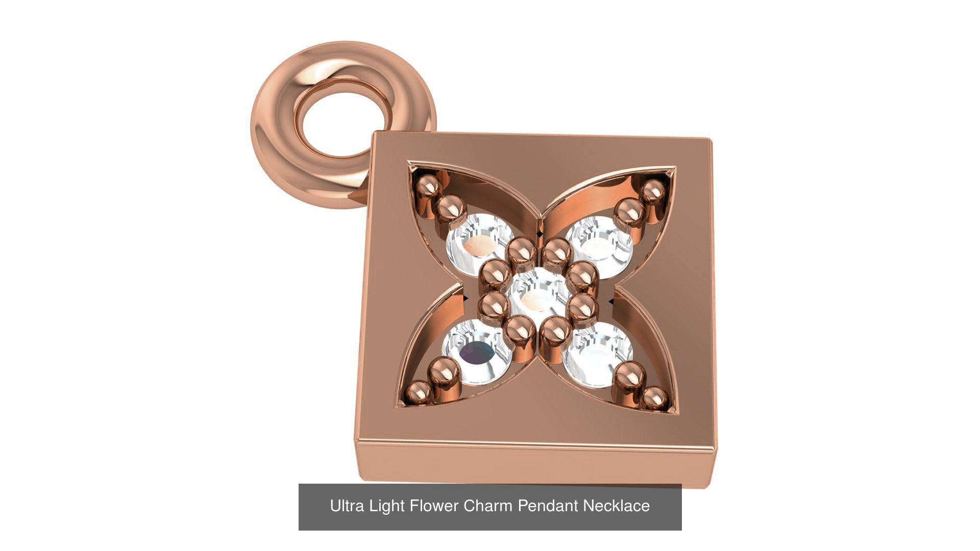 10 Light Charm Pendant Necklace 3D Model Collection_4
