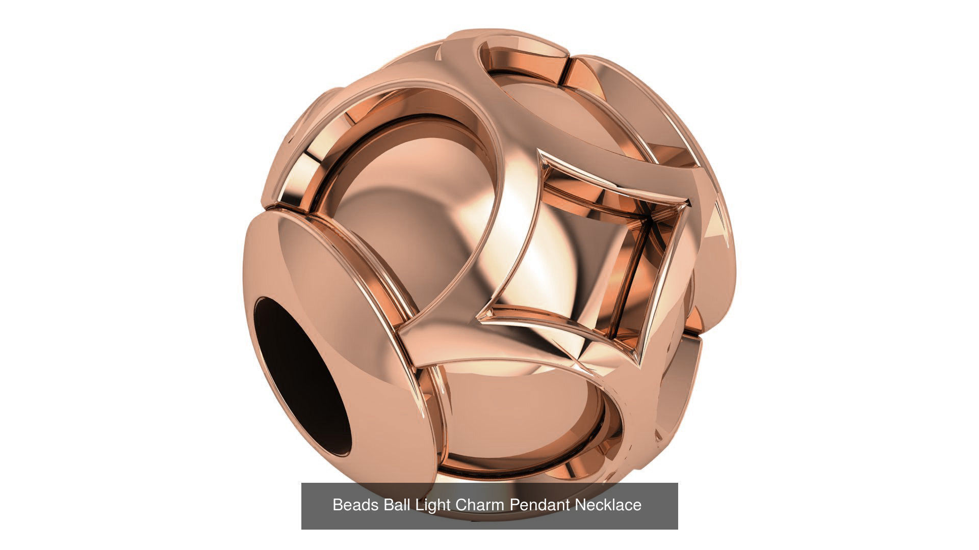 10 Light Charm Pendant Necklace 3D Model Collection_10