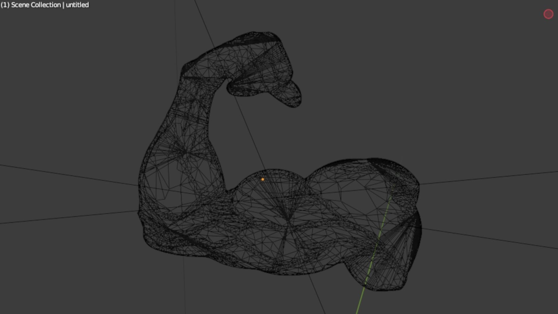 muscle arm  pendant  3D print model_5