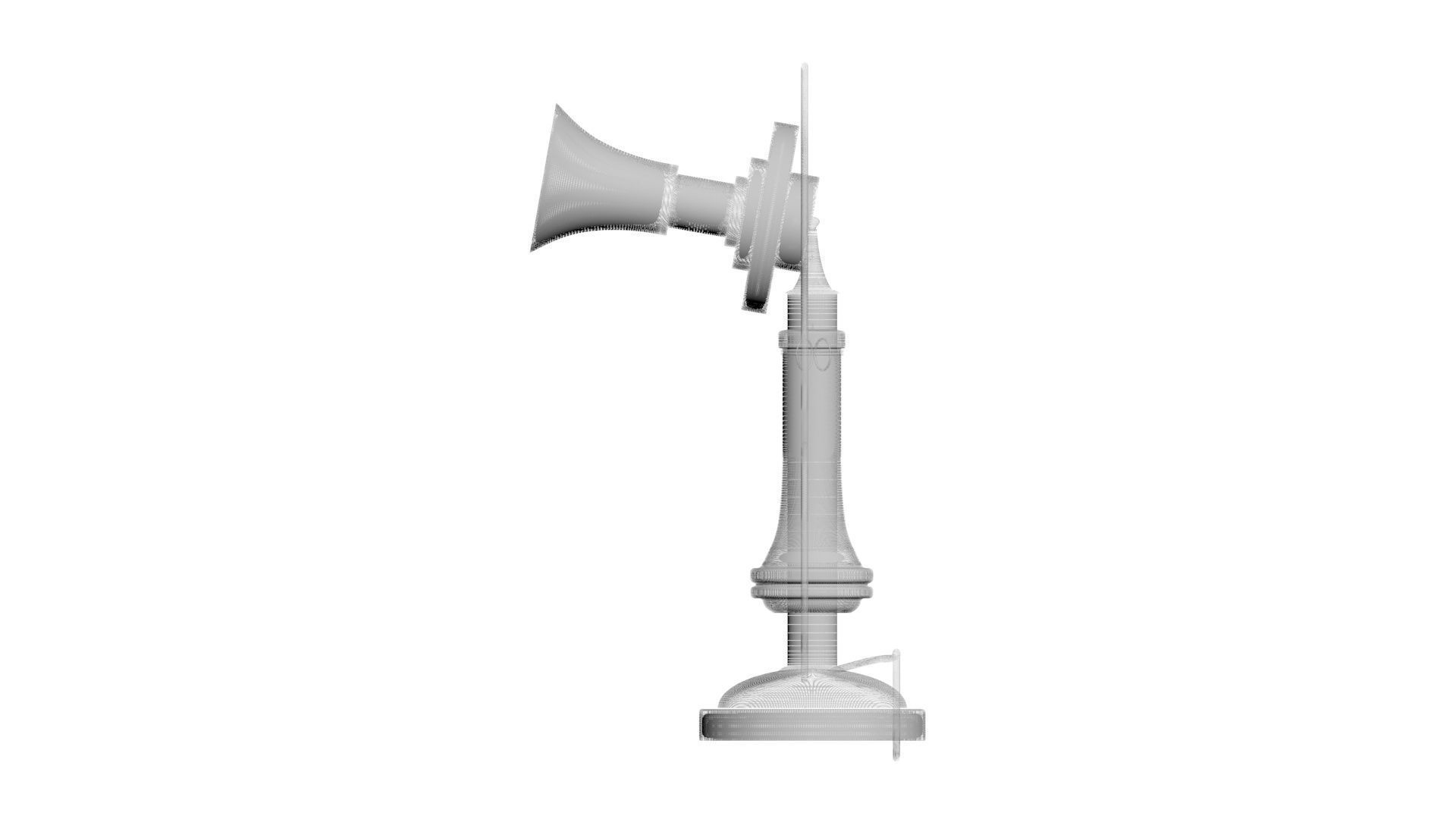 Alexander Graham Bell First Phone 3D model_34