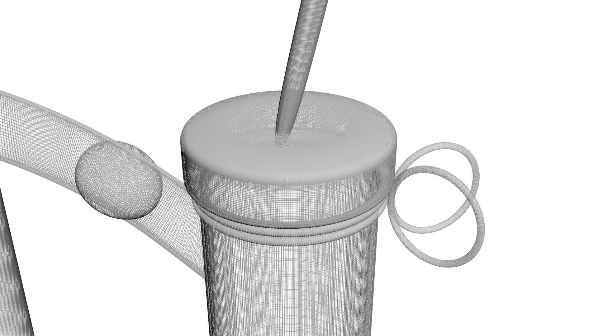 Alexander Graham Bell First Phone 3D model_28