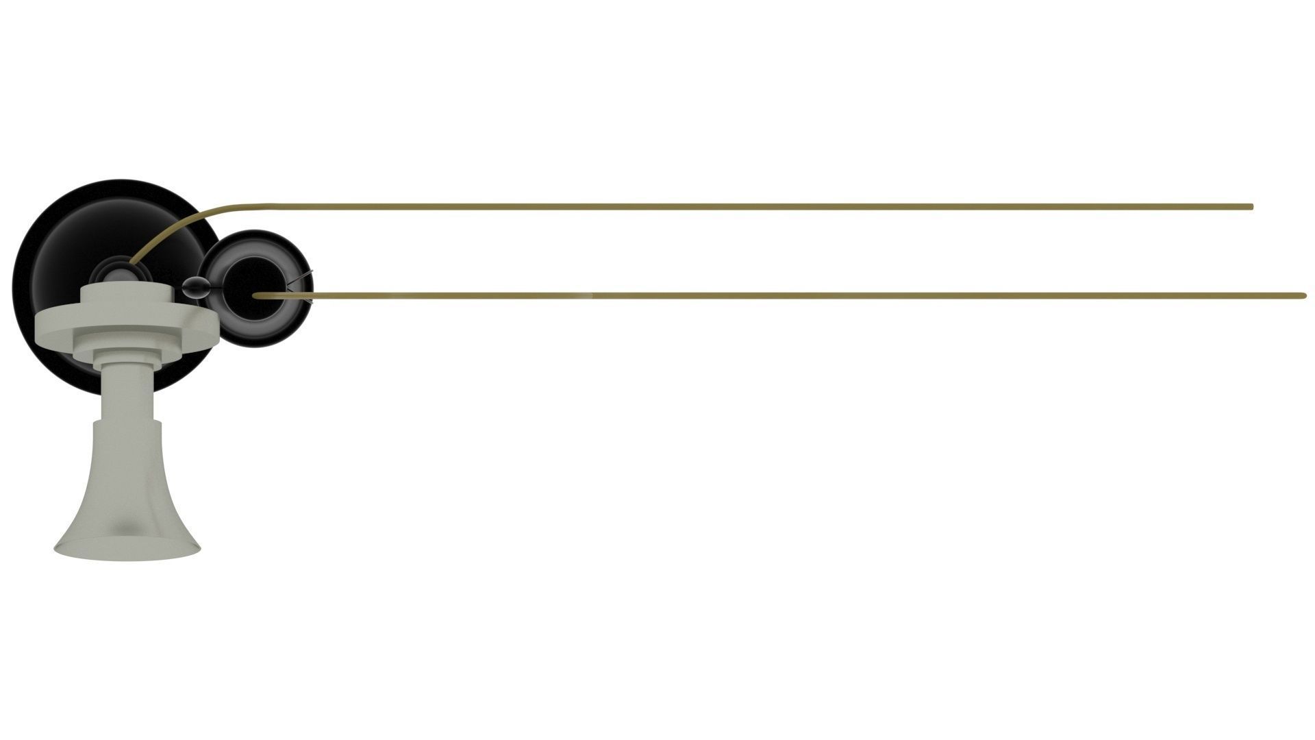 Alexander Graham Bell First Phone 3D model_17