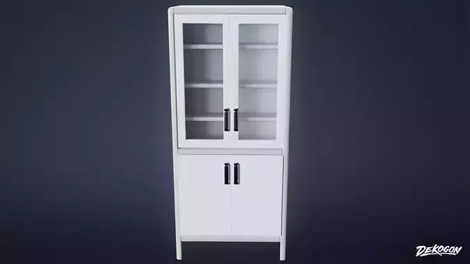 HOSPITAL - Medical Cabinet 01 - LOW POLY