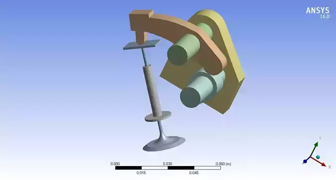 IC engine exhaust valve 3d solid works design cad model  3D print model
