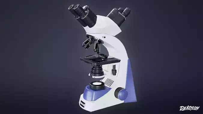 HOSPITAL - Microscope 01 - LOW POLY