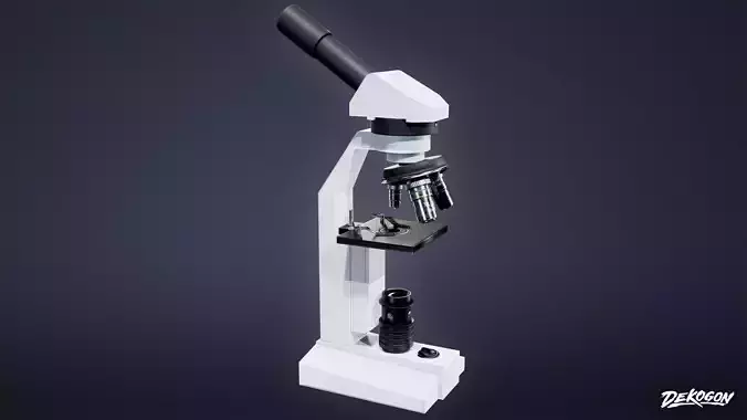 HOSPITAL - Microscope 02 - LOW POLY