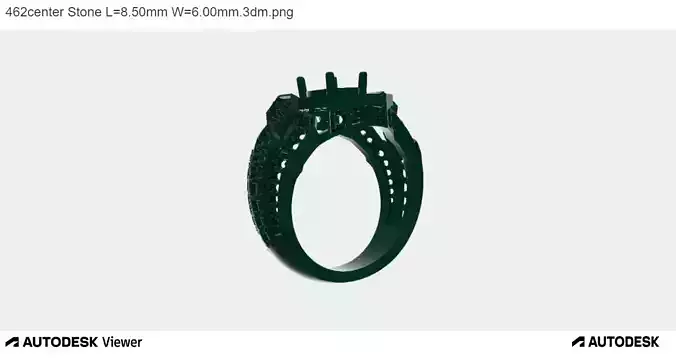 Men Ring with an Oval Cut Center Stone