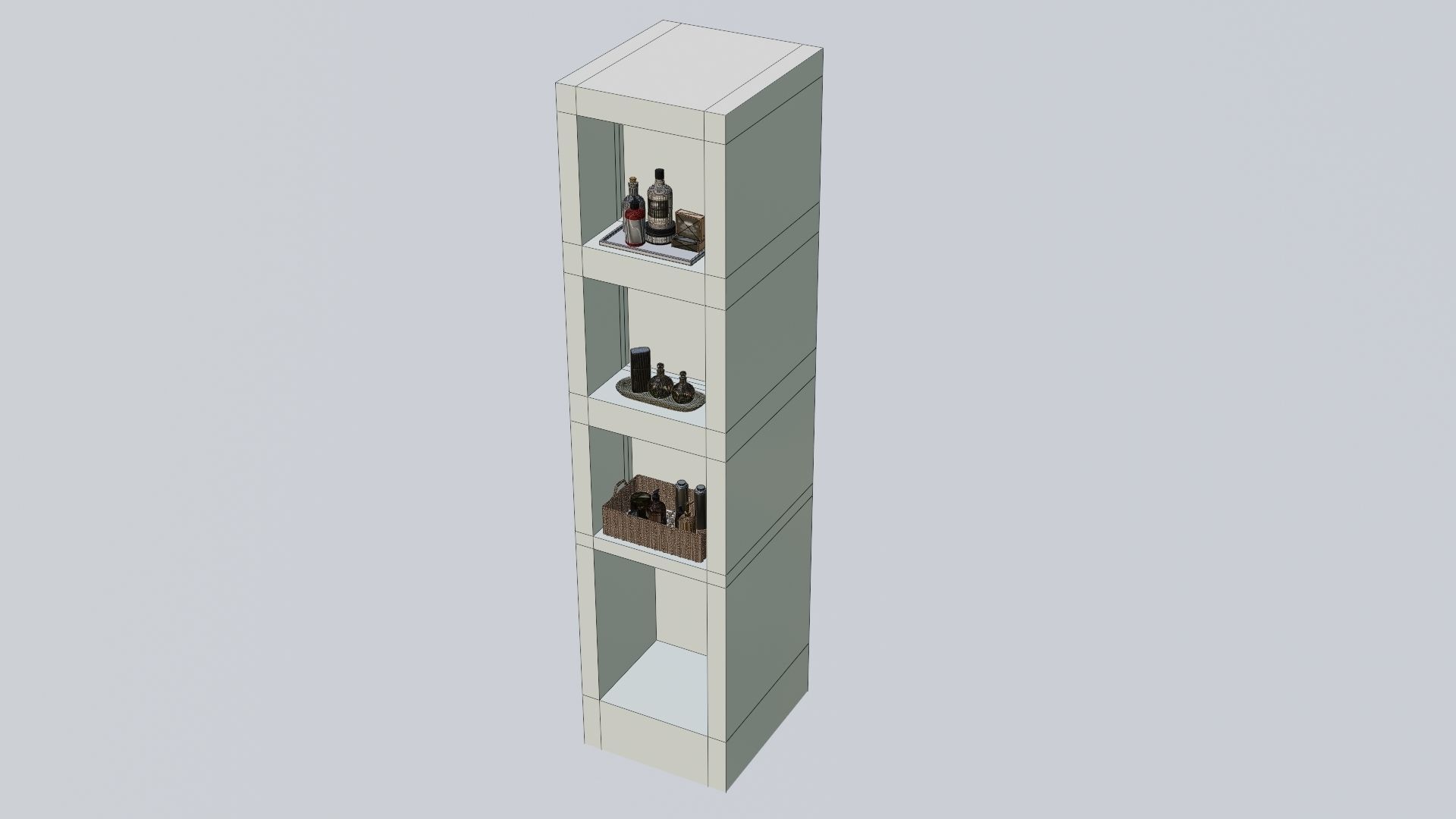 Bathroom Rack 3D model_26