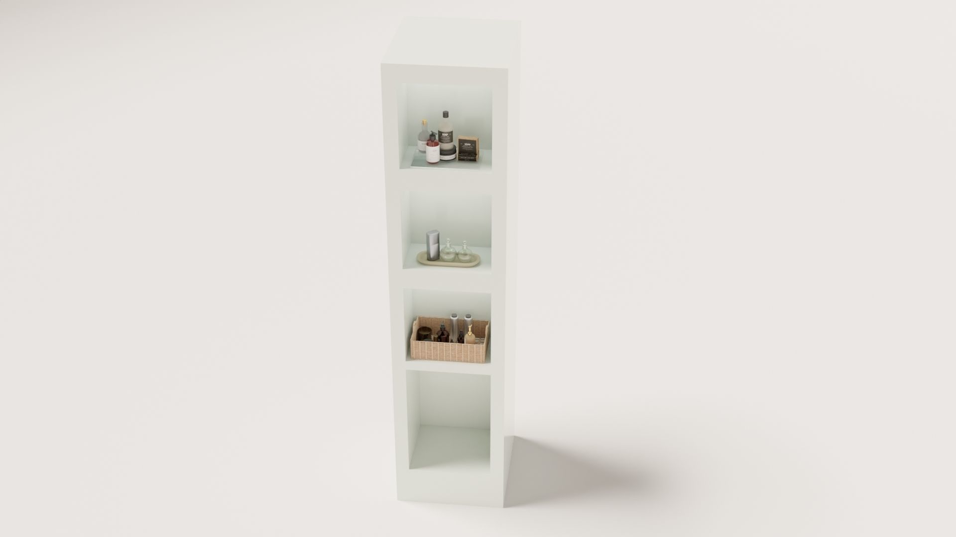 Bathroom Rack 3D model_2
