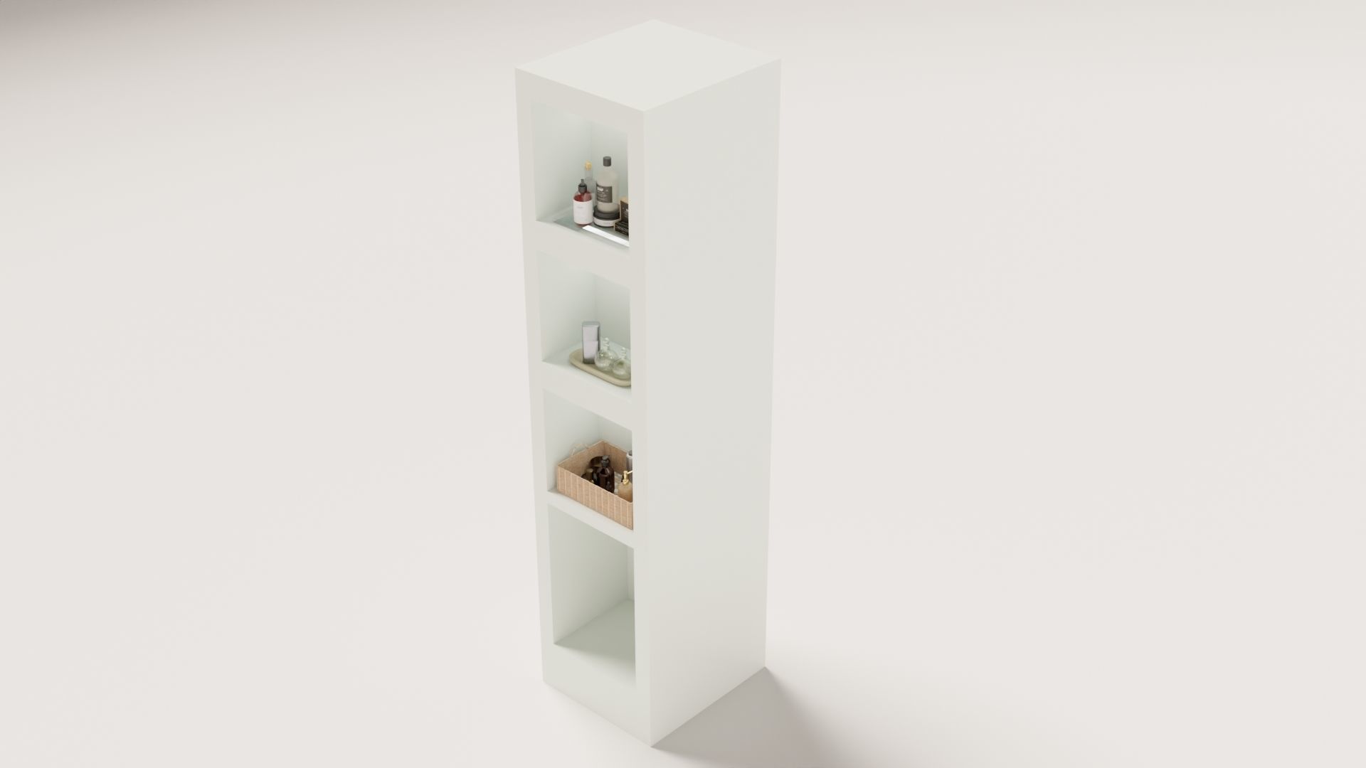 Bathroom Rack 3D model_5