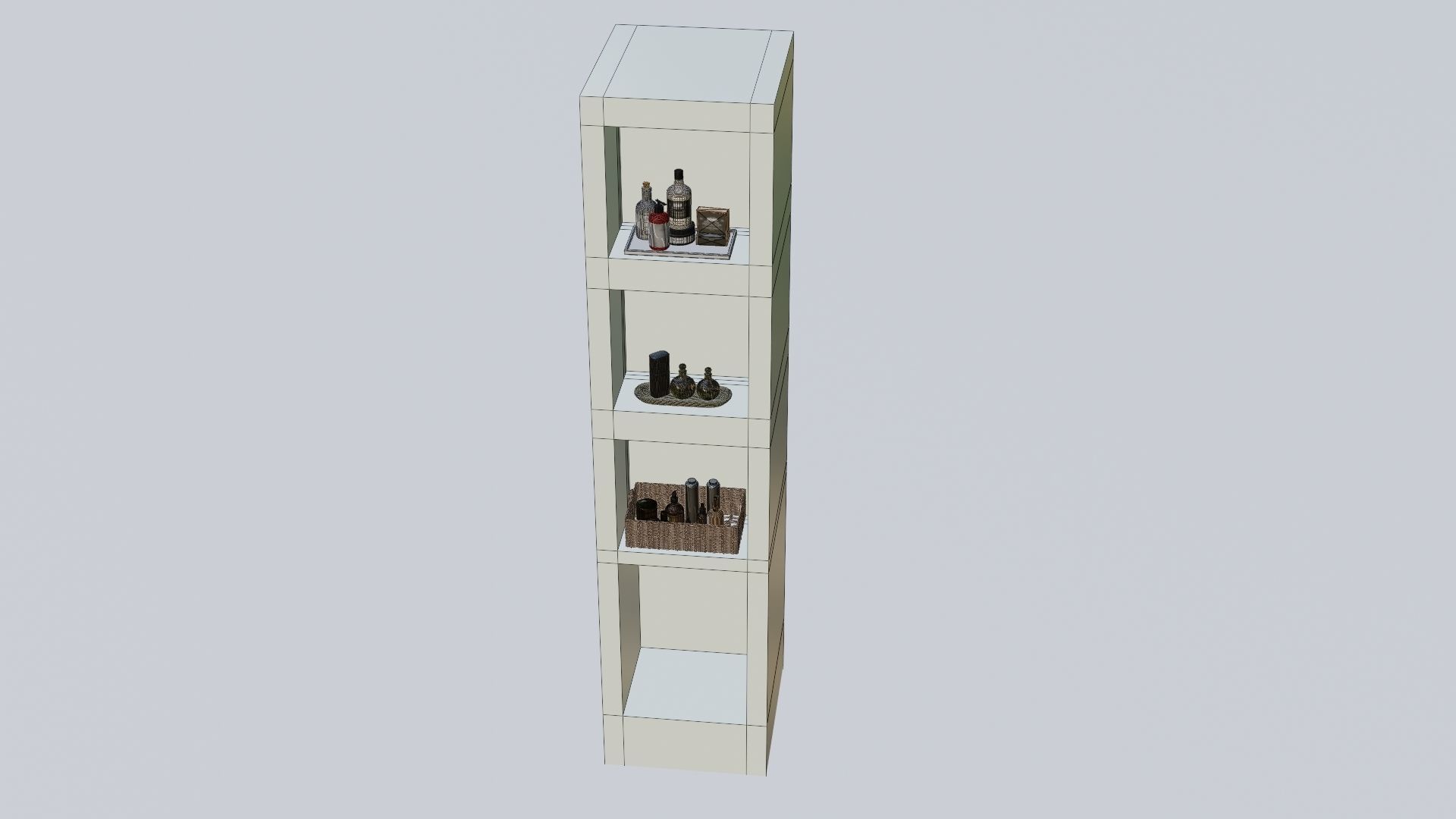 Bathroom Rack 3D model_24