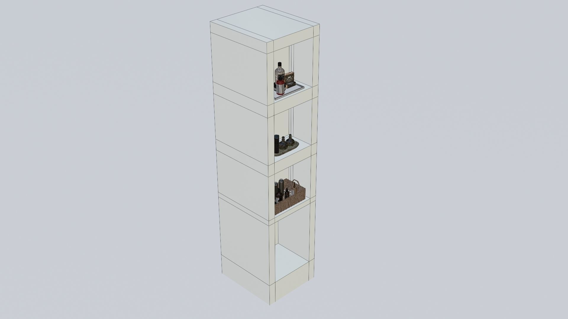 Bathroom Rack 3D model_40