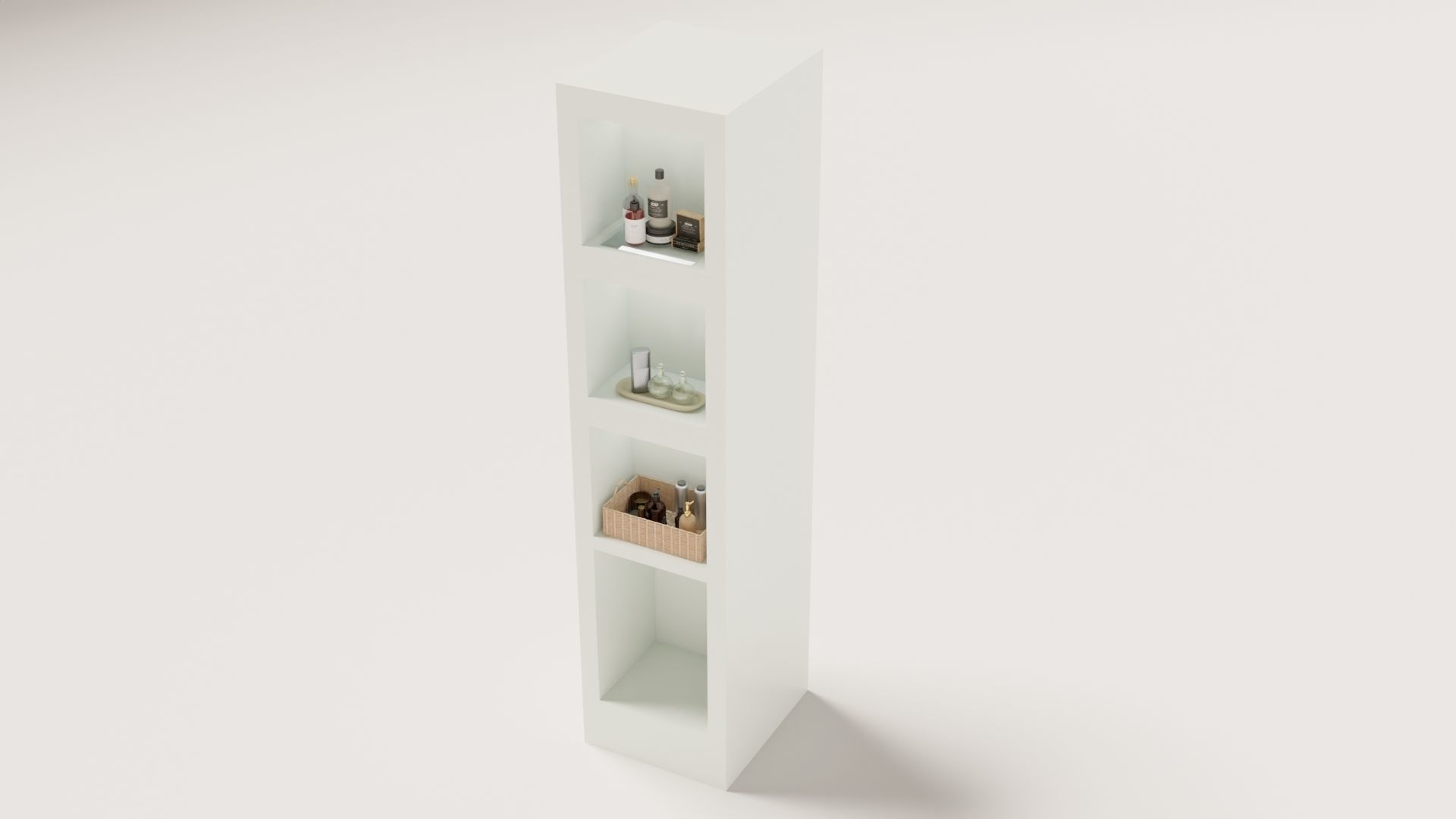 Bathroom Rack 3D model_4