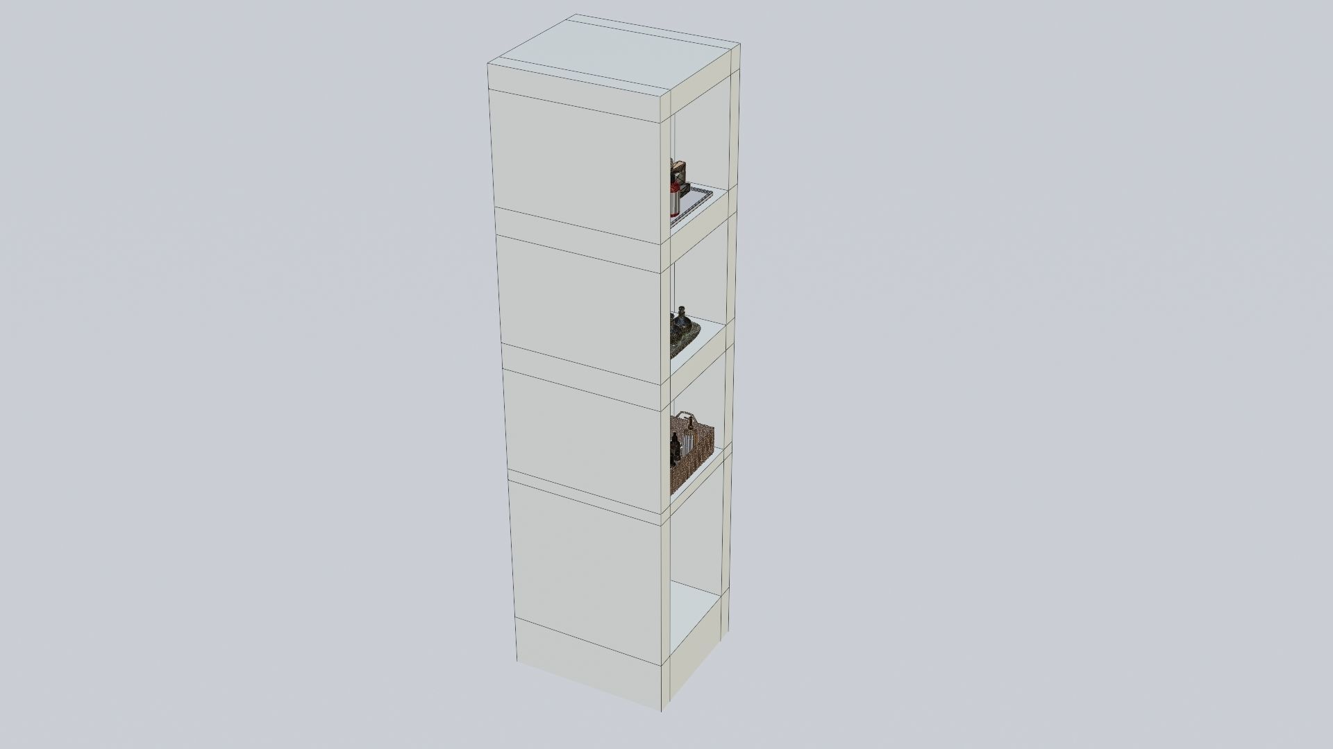 Bathroom Rack 3D model_39