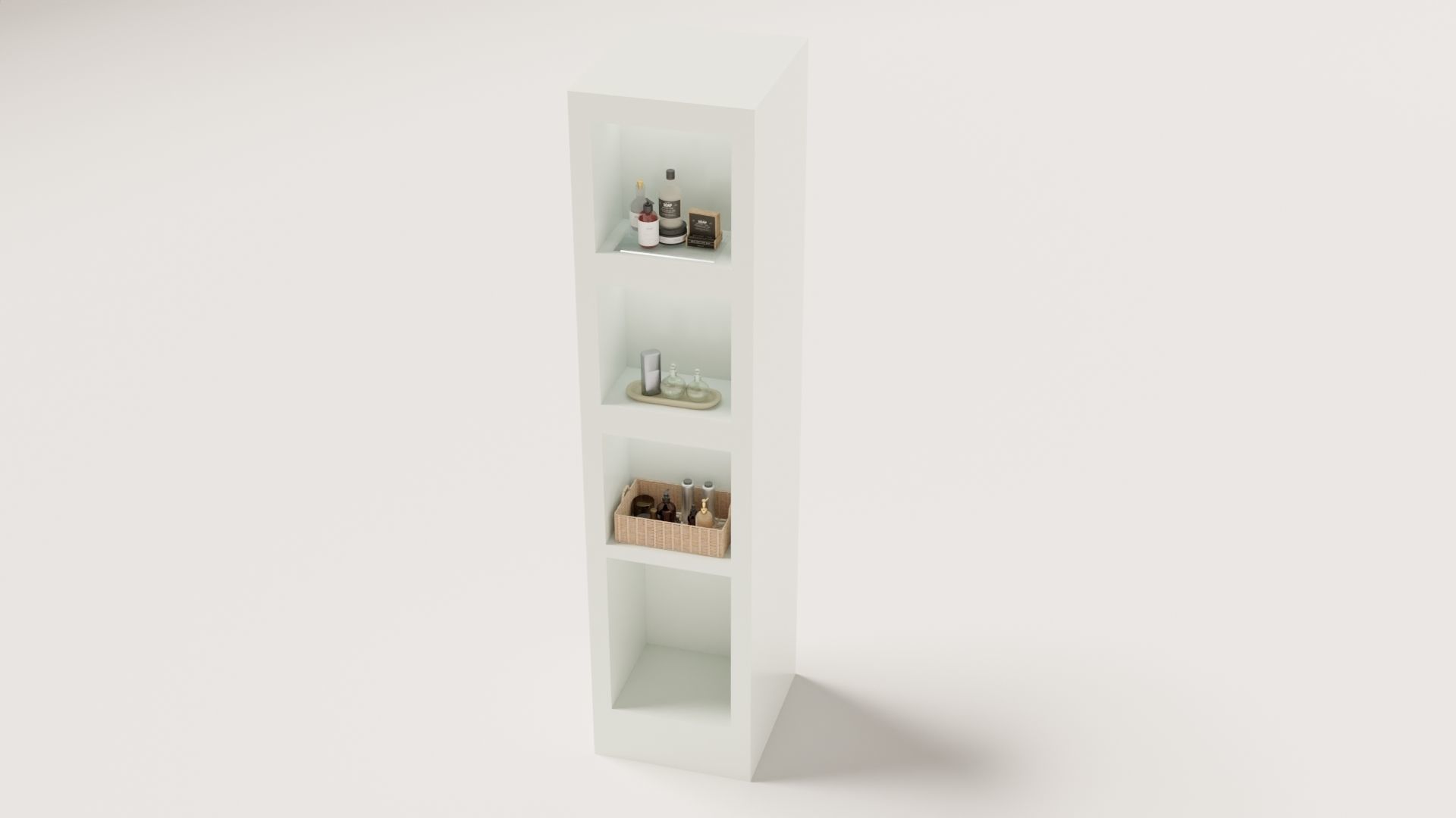 Bathroom Rack 3D model_3