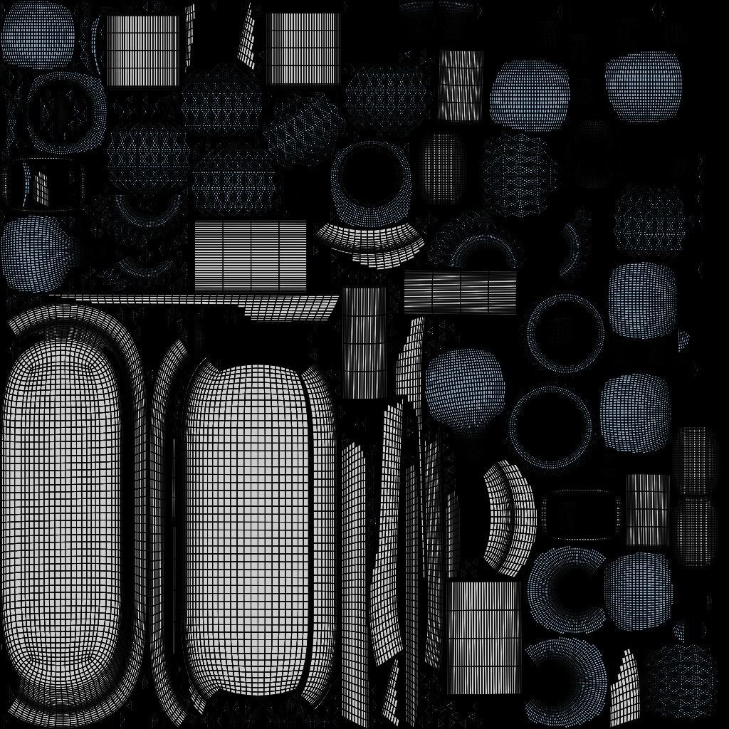 Bathroom Rack 3D model_47