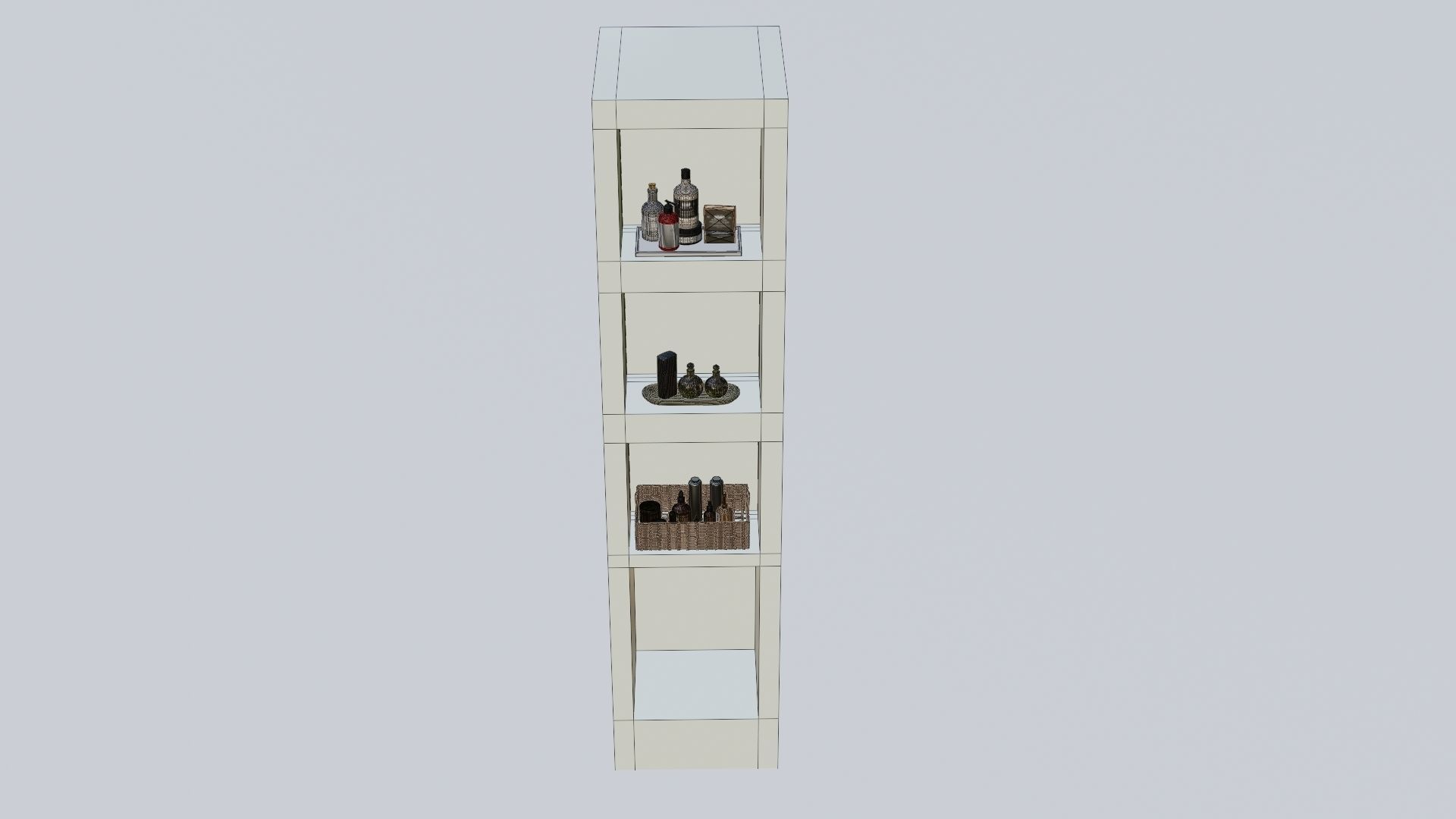 Bathroom Rack 3D model_45