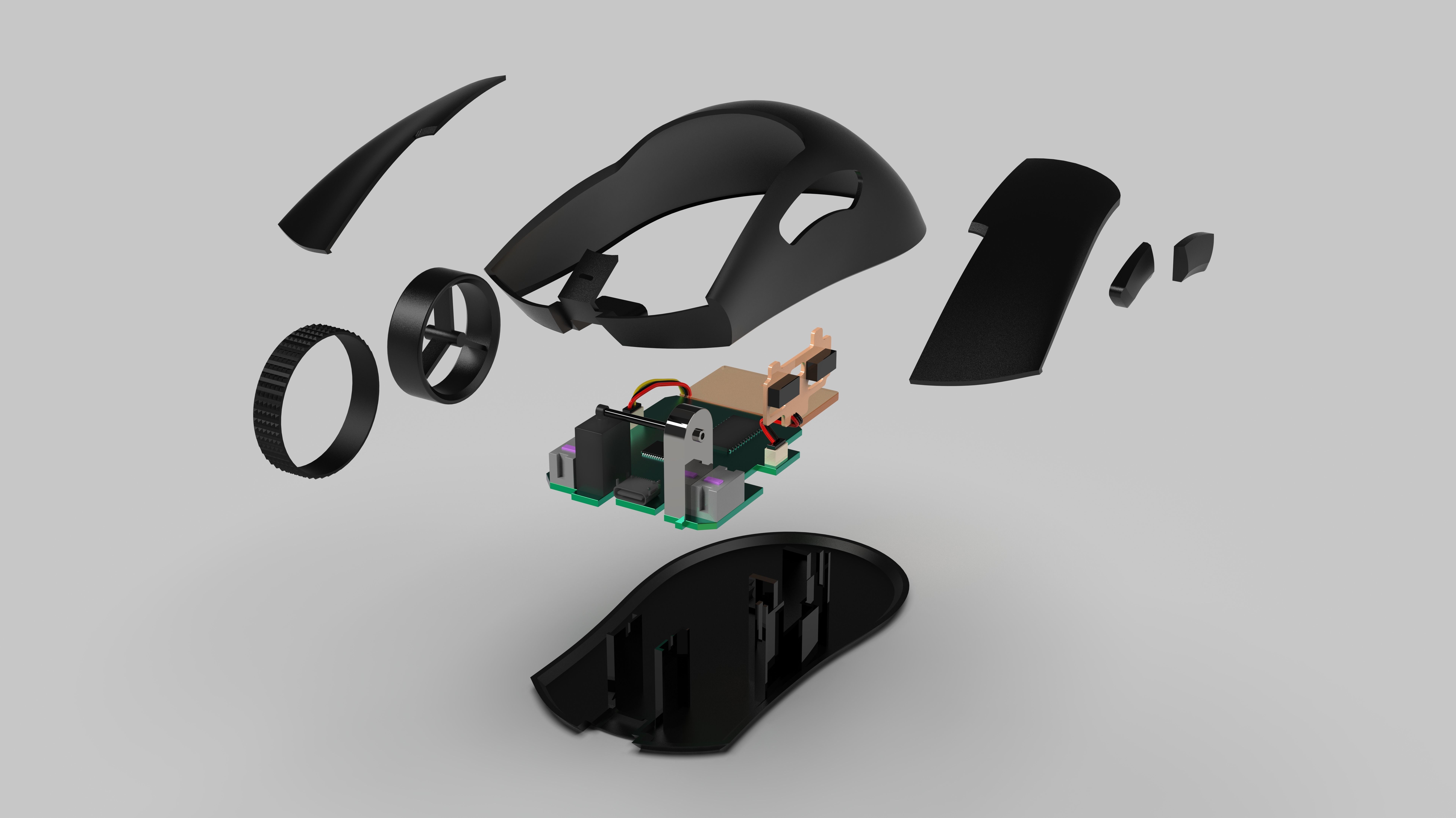 Razer DeathAdder V3 Pro 3D model_2