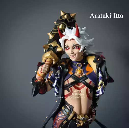ARATAKI ITTO from GENSHIN IMPACT 3D print model