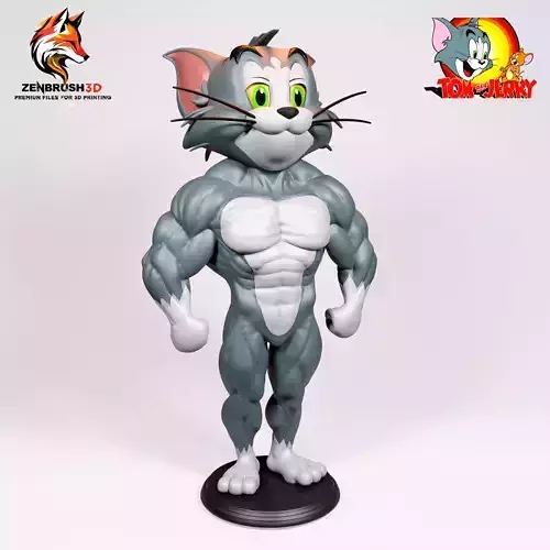 TOM CAT - TOM AND JERRY - CARTOON NETWORK  3D print model