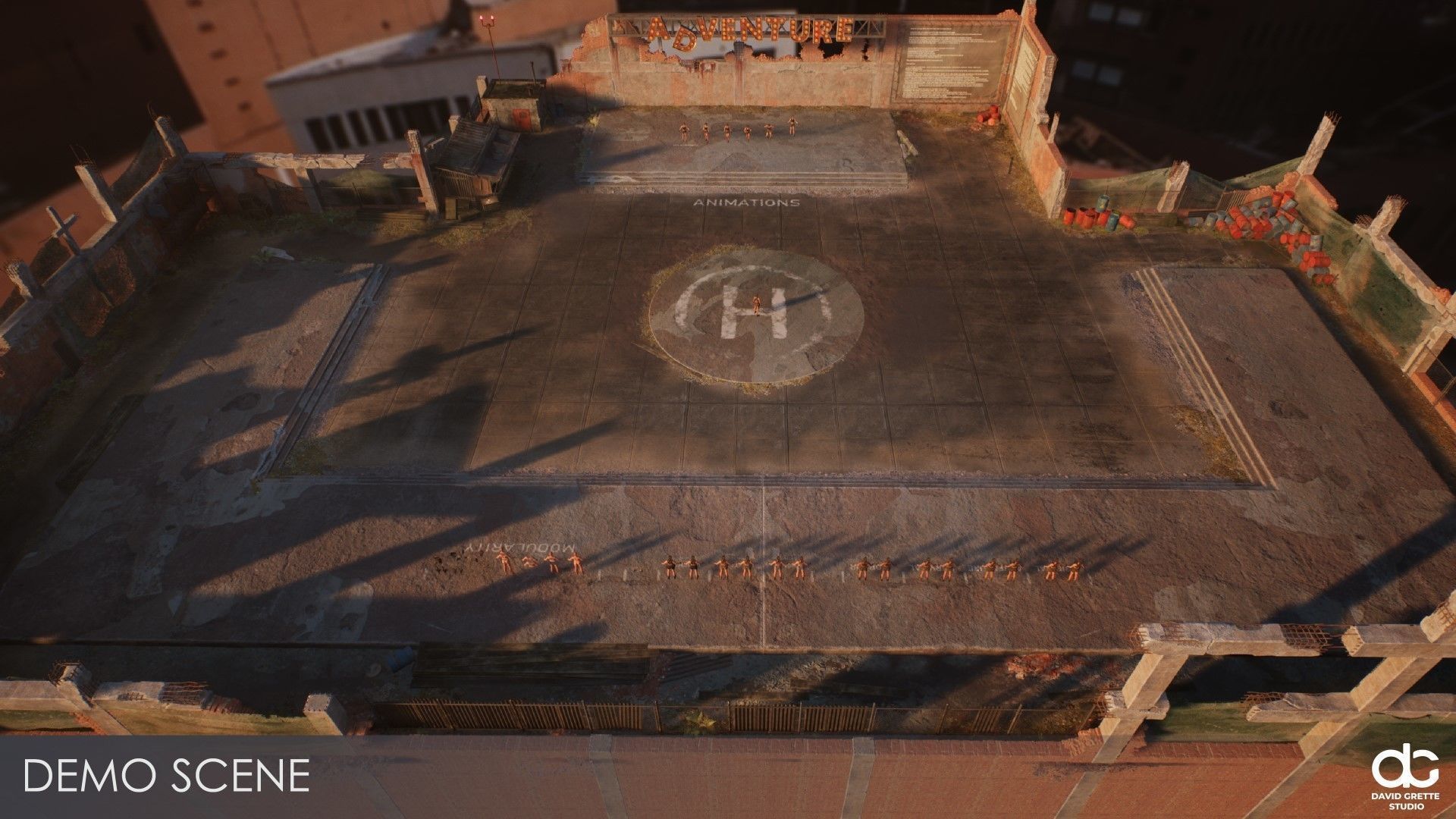 Adventure Character Eva from Pack 1 Low-poly 3D model_15