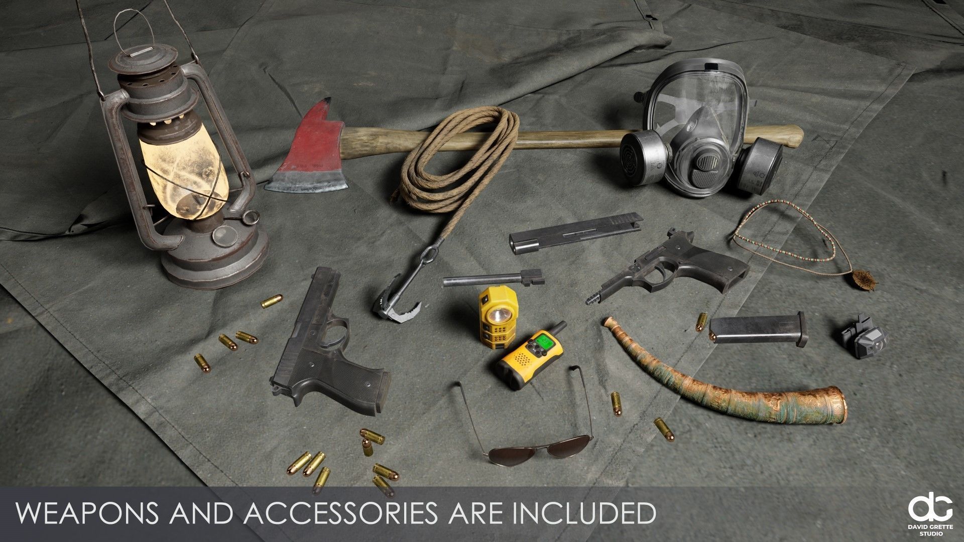 Adventure Character Eva from Pack 1 Low-poly 3D model_20