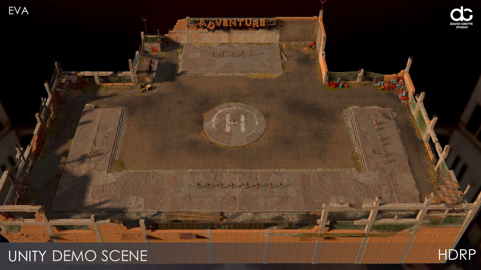 Adventure Character Eva from Pack 1 Low-poly 3D model_42