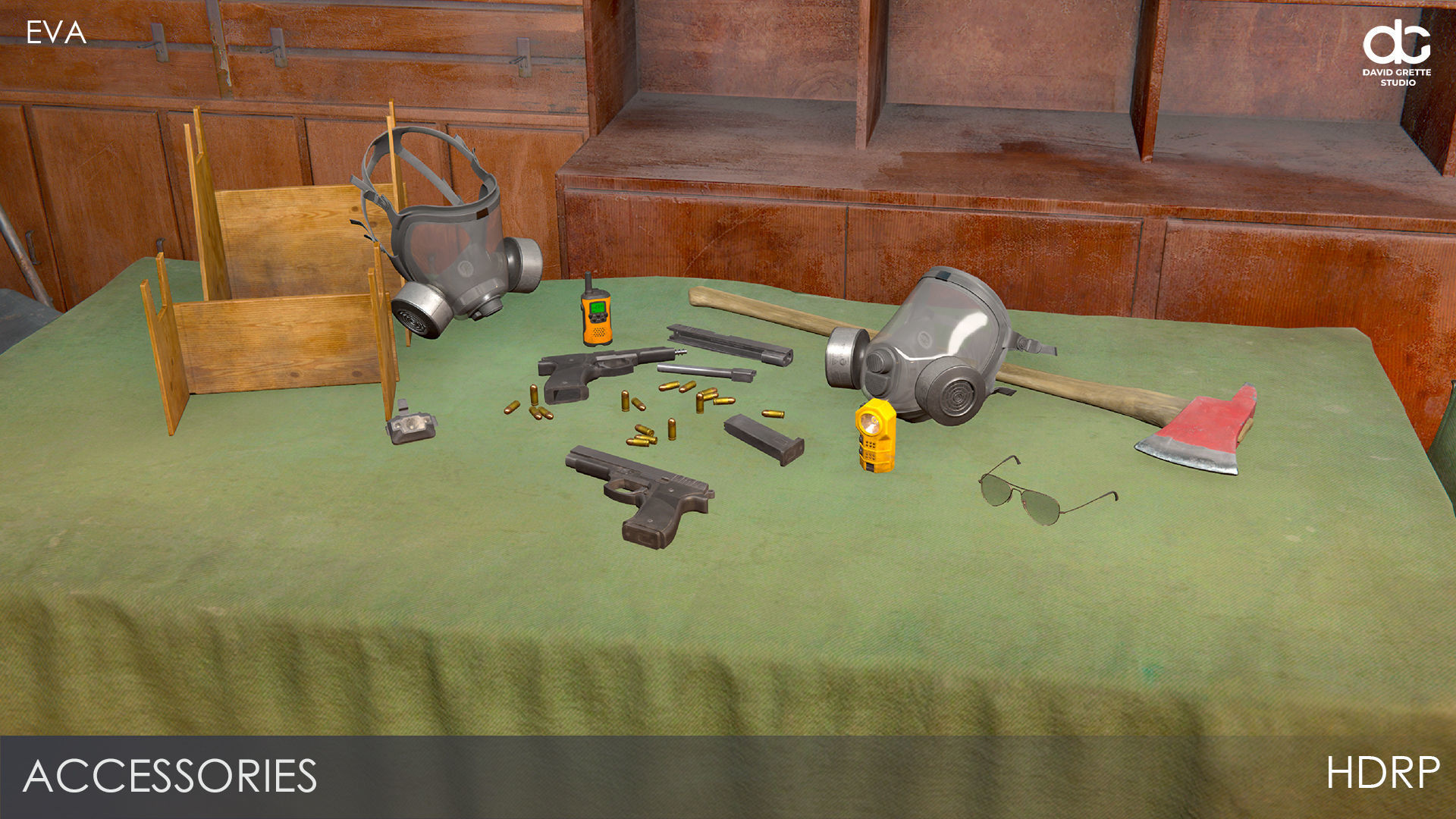 Adventure Character Eva from Pack 1 Low-poly 3D model_40