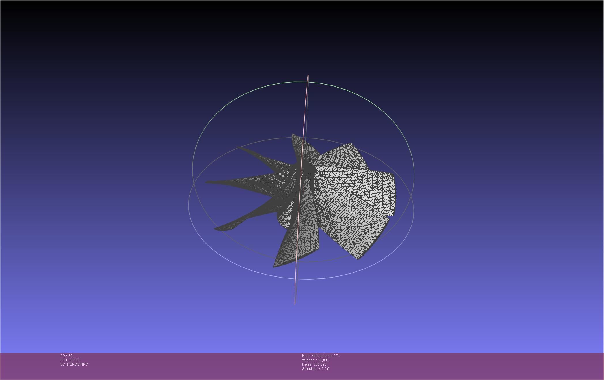 Tailsitting VTOL RC Speeddart Design 3D print model_65
