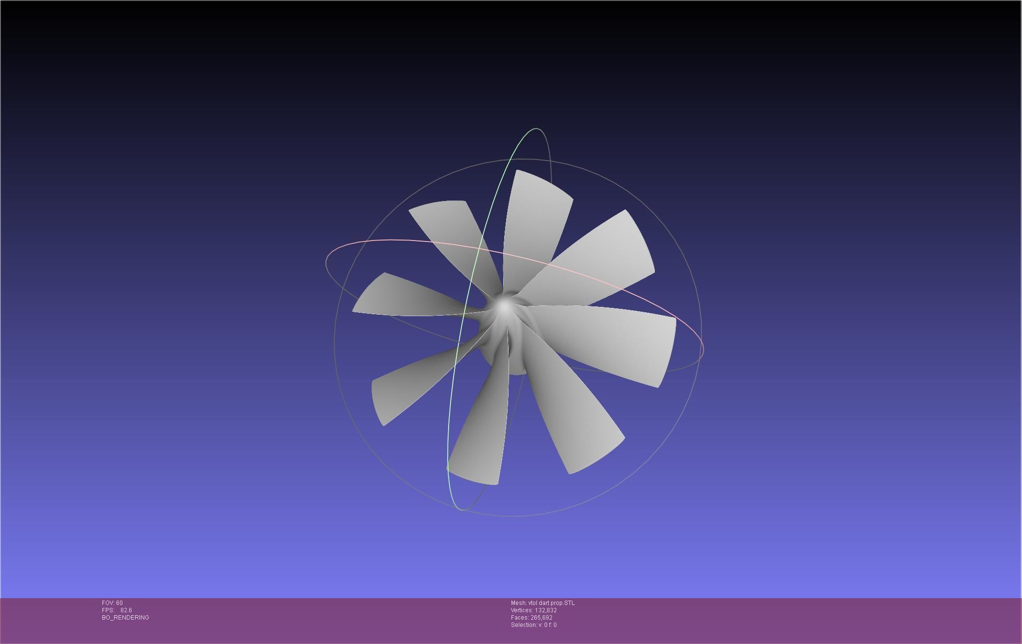 Tailsitting VTOL RC Speeddart Design 3D print model_54