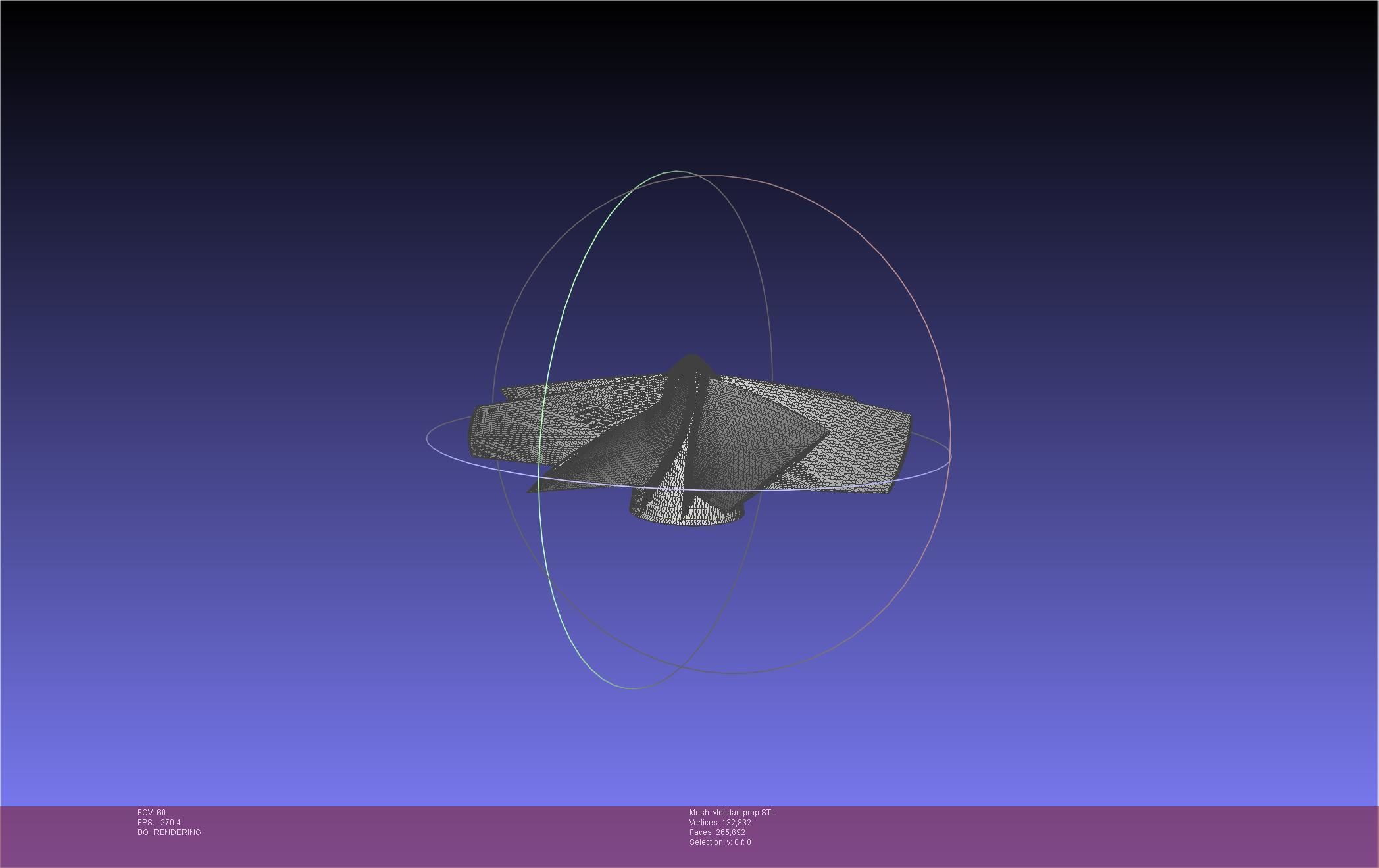 Tailsitting VTOL RC Speeddart Design 3D print model_62