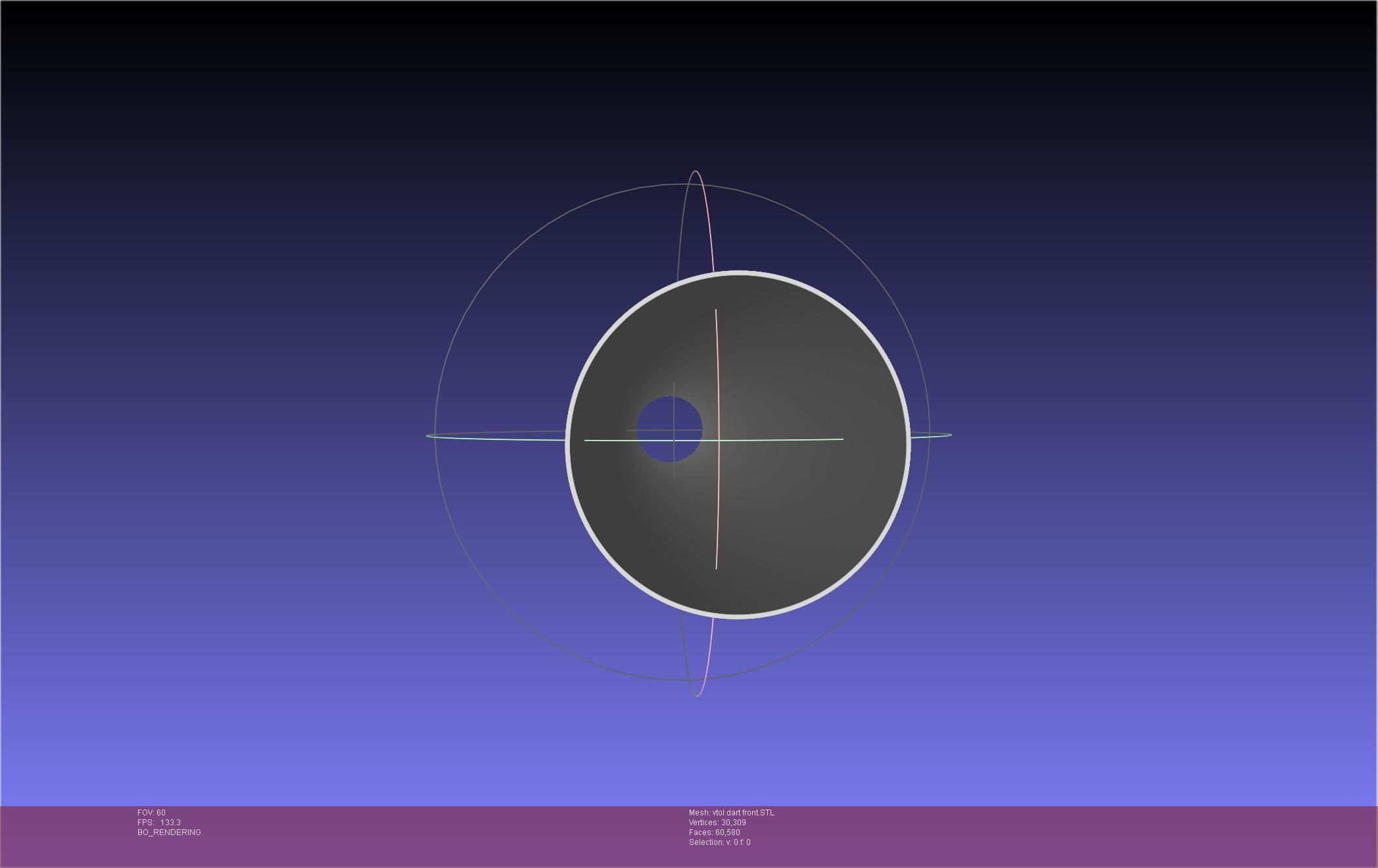 Tailsitting VTOL RC Speeddart Design 3D print model_46