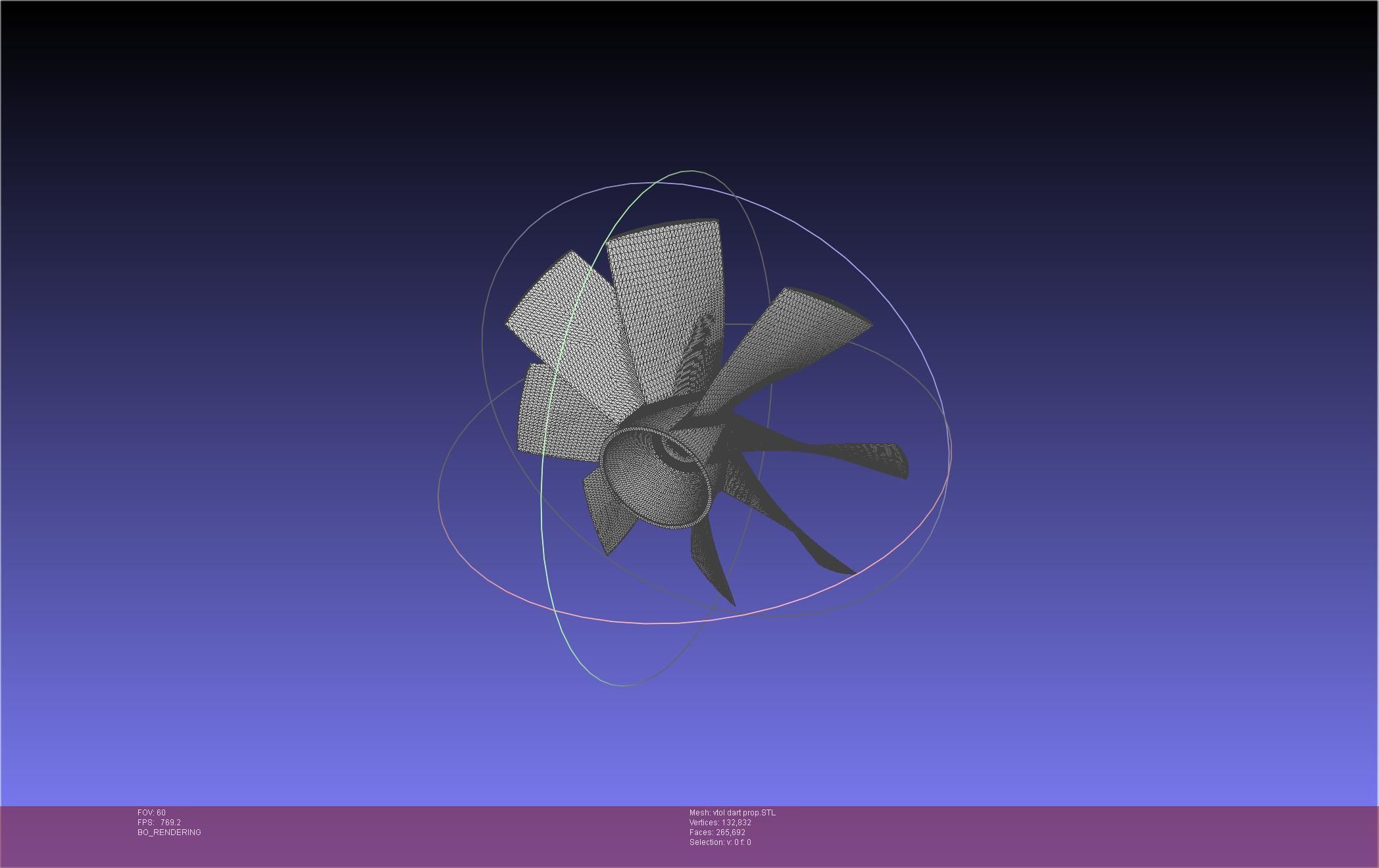 Tailsitting VTOL RC Speeddart Design 3D print model_67