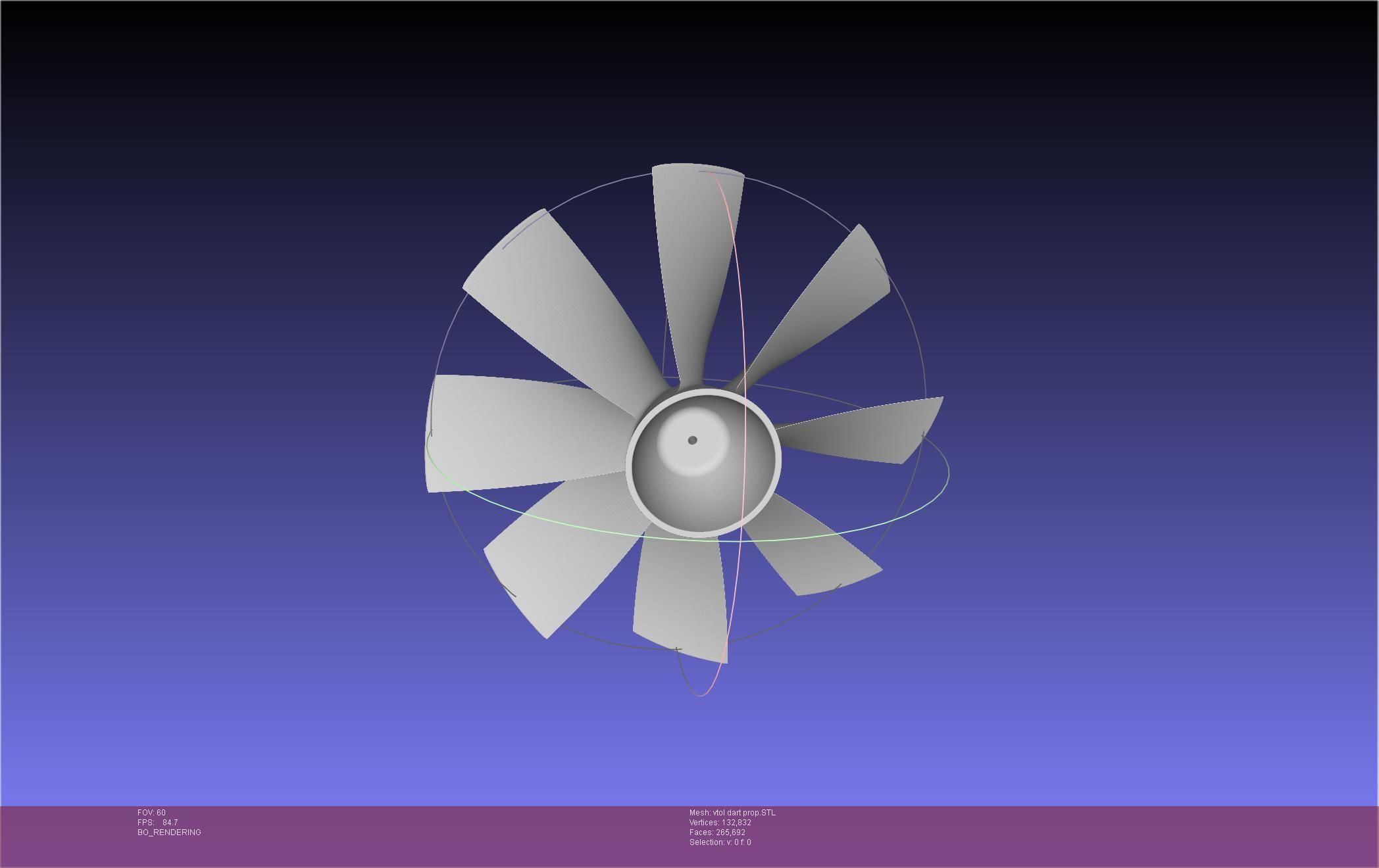 Tailsitting VTOL RC Speeddart Design 3D print model_69