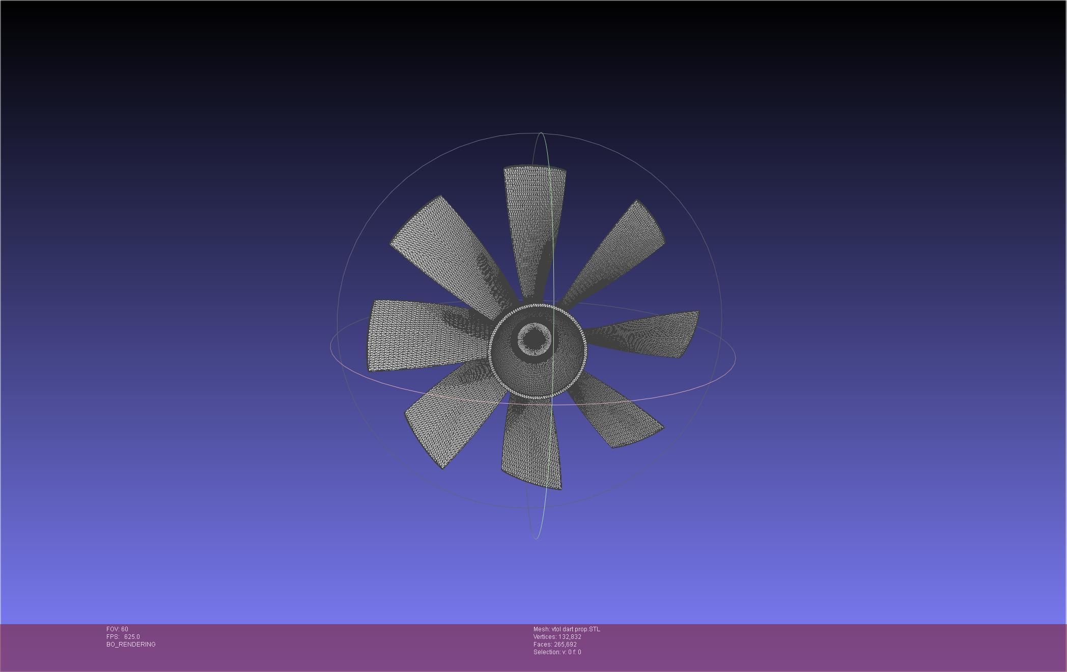 Tailsitting VTOL RC Speeddart Design 3D print model_68