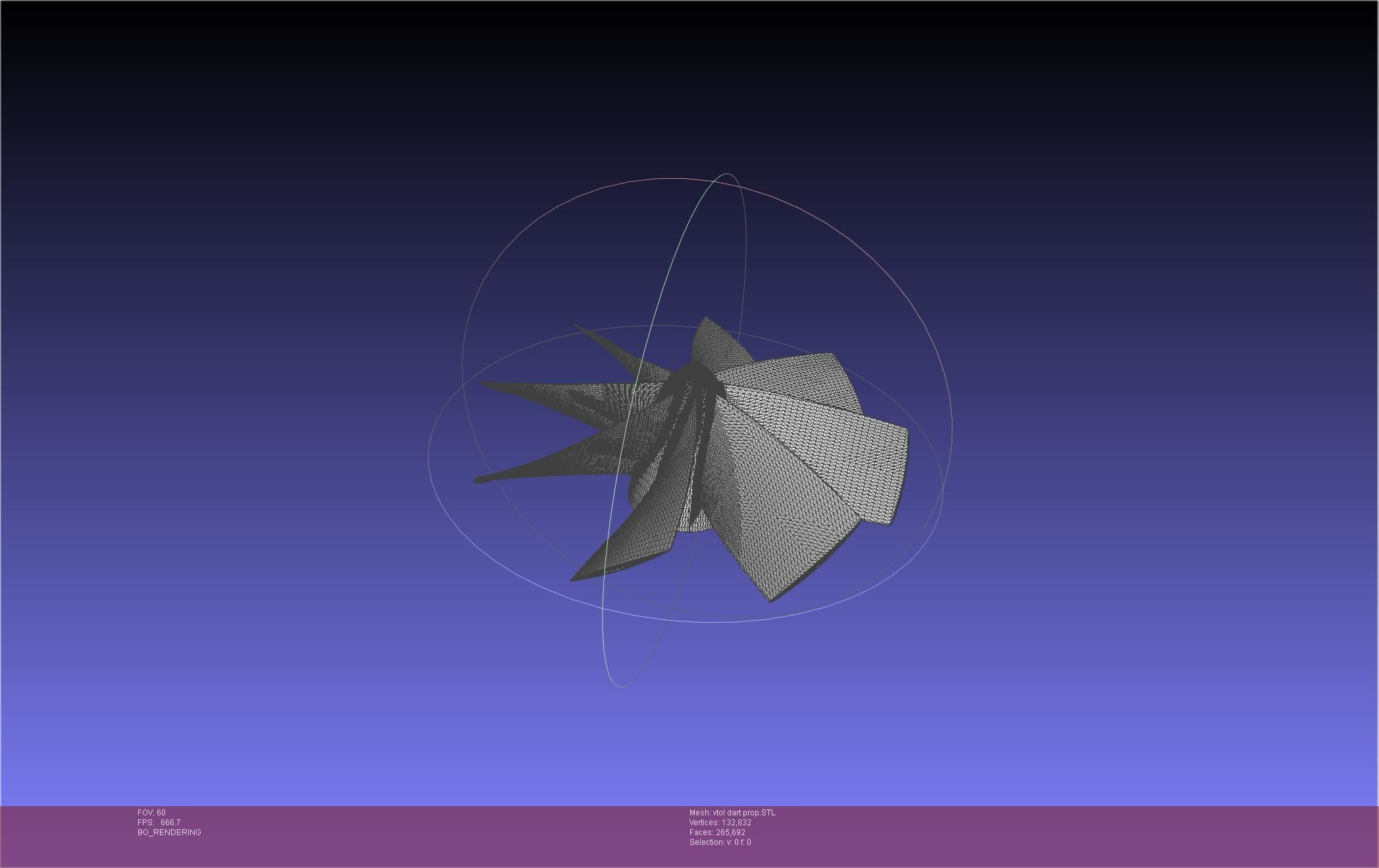 Tailsitting VTOL RC Speeddart Design 3D print model_61