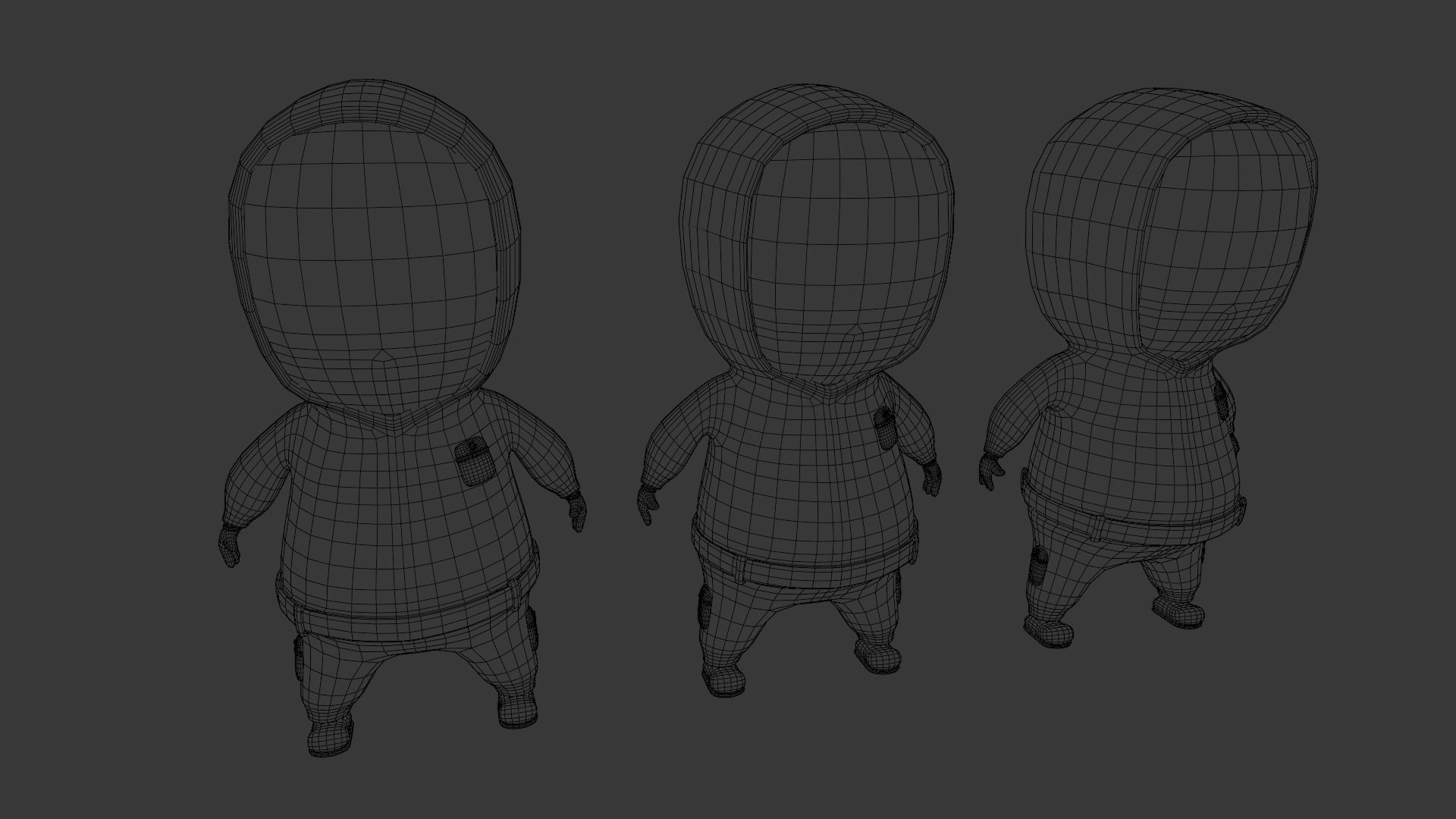 Squid Game Soldiers Low-poly 3D model_10