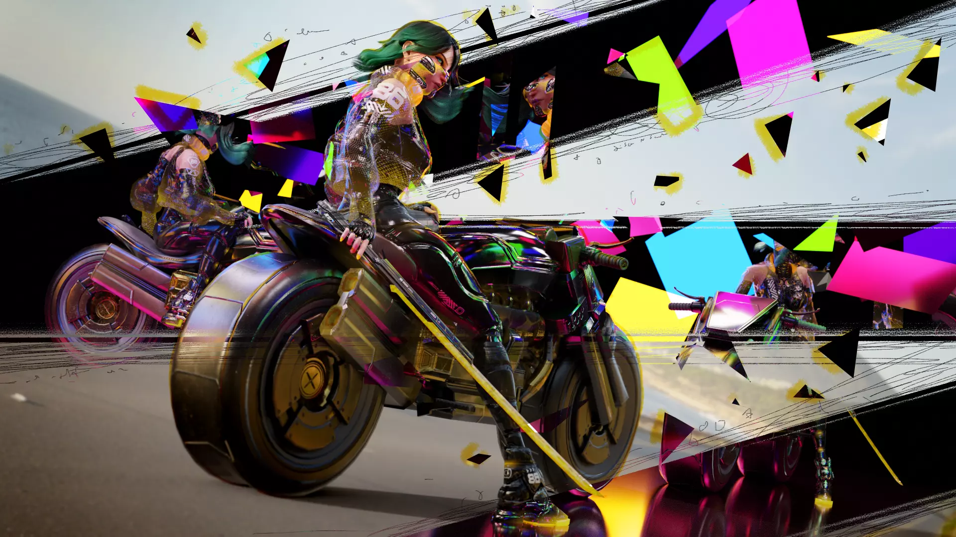  Cybernetic Princess of Ethiopia - Andromeda - Complete Editions Low-poly 3D model_0