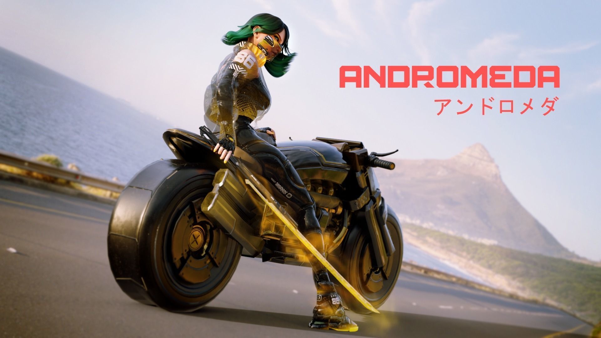  Cybernetic Princess of Ethiopia - Andromeda - Complete Editions Low-poly 3D model_1