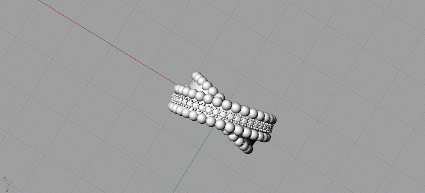 Van Cliff  Ring 3D print model_12