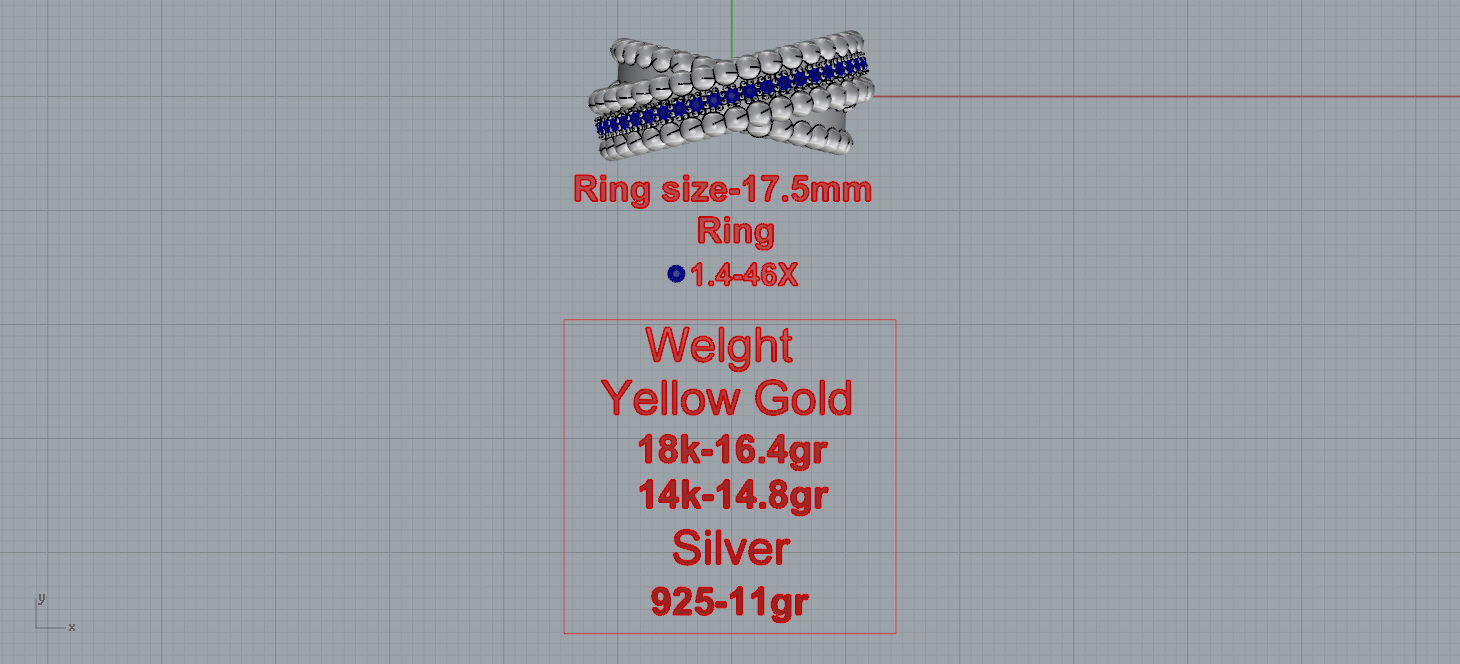 Van Cliff  Ring 3D print model_3