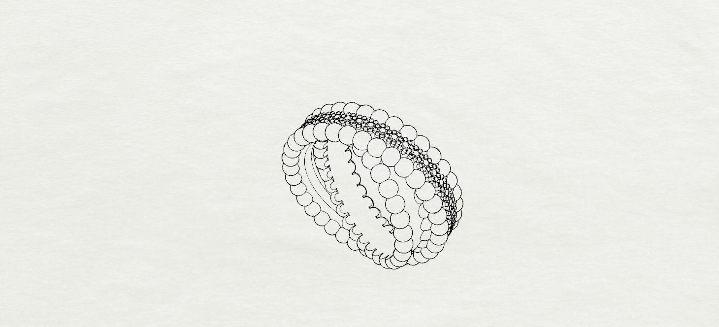 Van Cliff  Ring 3D print model_16