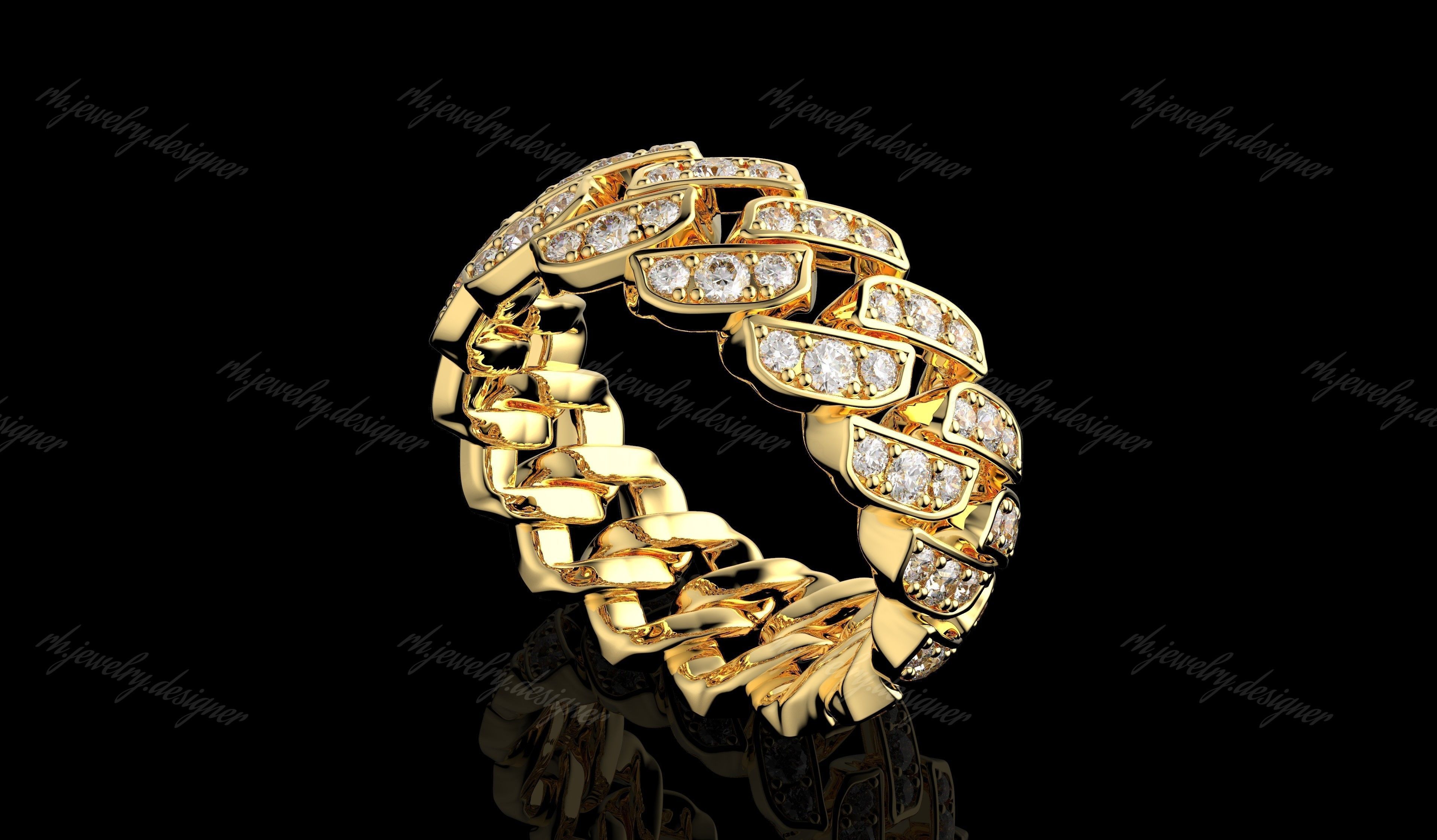 Gold N1177 3D print model_3