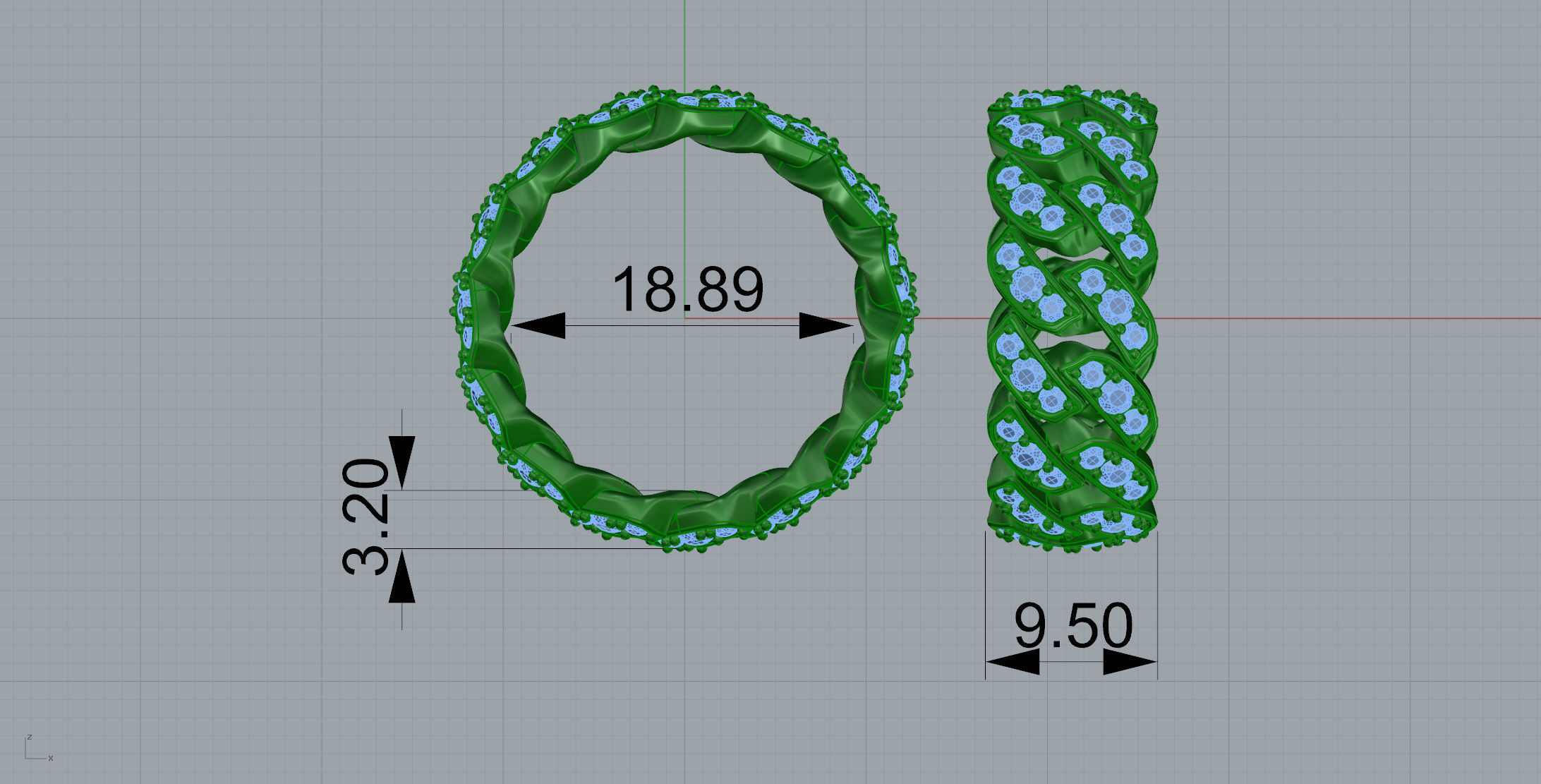Gold N1177 3D print model_6