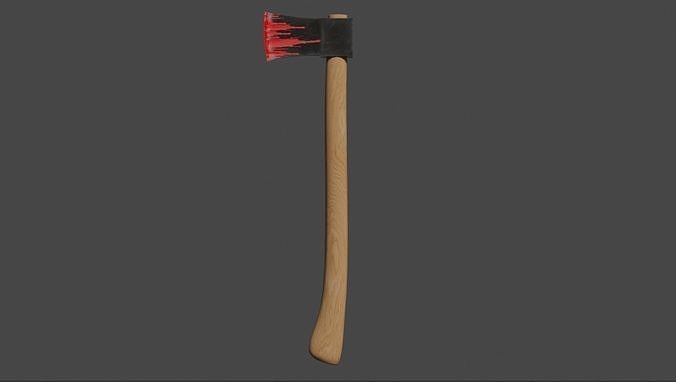 Axe Game Ready Low-poly 3D model