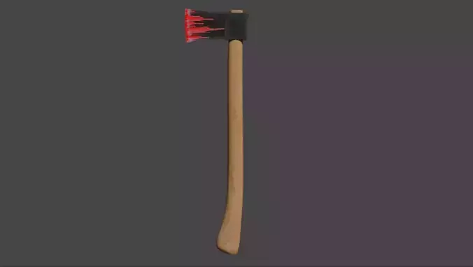 Axe Game Ready Low-poly 3D model